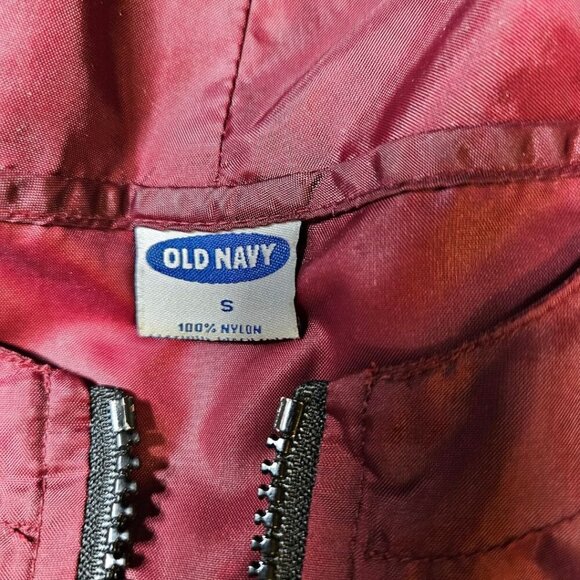 Vintage 90s Old Navy Packable Anorak Jacket With Hood & Pouch Storage - Picture 7 of 13